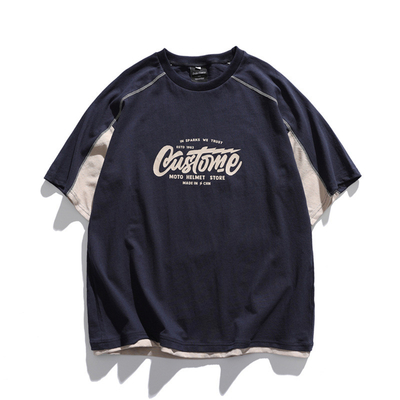 satın al Baskı Logo Pamuk Yıkanmış Vintage Büyük Boylu Grafik Çamaşırlar Crewneck Serin online manufacture