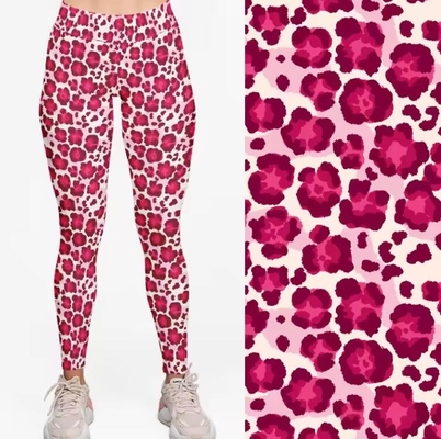 satın al Kadınlar Tereyağı Yüksek Bel Leopard Özel Basılı Leggings İhmal online manufacture