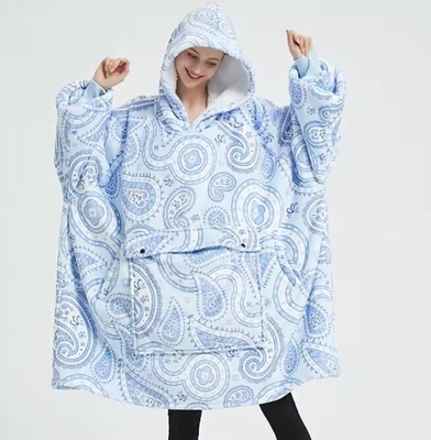satın al Anime Baskı Tasarımı Kalın Hoodie Battaniye Hoodie Yün Tv Battaniye online manufacture