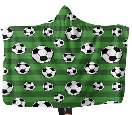 satın al Spor Rugby Futbol Basketbol Baskı Büyük Boylu Kapüşonlu Battaniye Anti-Kırılma online manufacture