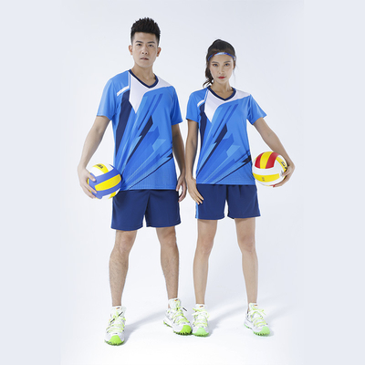 satın al Özel voleybol üniforması fitness takım elbise spor erkek ve kadın takım üniforması basılı solunumlu antrenman giysi online manufacture