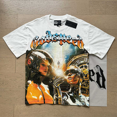 satın al Tişört Erkek Moda Tasarımı Çamaşır Su Siyah Hip Hop Ağır Kilo Pamuk Üstü Tişört Grafik Erkek Tişört online manufacture