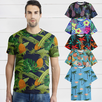 Tatil Giyimleri Erkek Polyester Tişörtleri