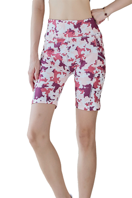 Makine Yıkanabilir Özel Baskılı Leggings Kadınlar İçin Dikişsiz Spor Şortları