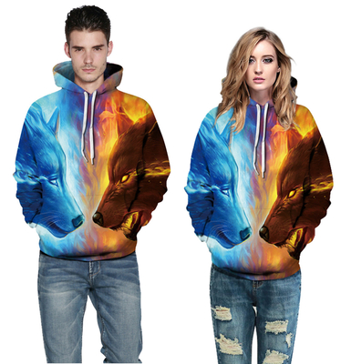 Polyester Gençlik Sublimasyon Kapüşon Unisex Özel Sublimasyonlu Kazaklar Ağır Ağırlık