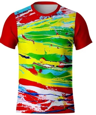 Özel Logo O-Neck Sublimasyon Baskılı Tişörtler
