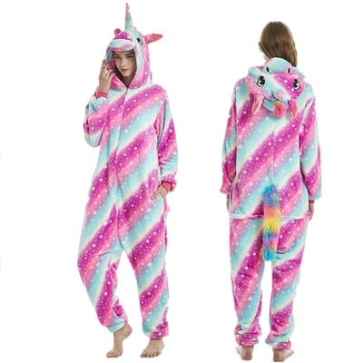 Flanel Romper Hayvan Baskı Büyük Boylu Pijama Hoodie Erkek Kadın Çift