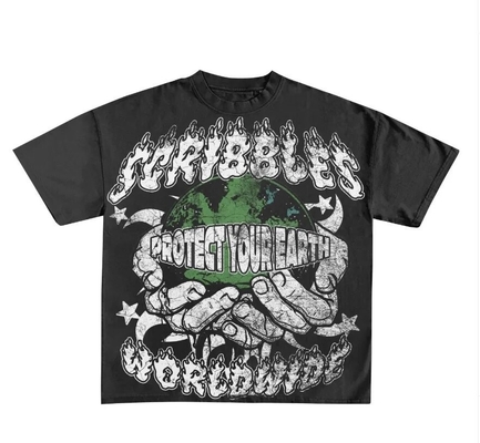 Hip Hop Kısa Kollu T-shirt Erkekler
